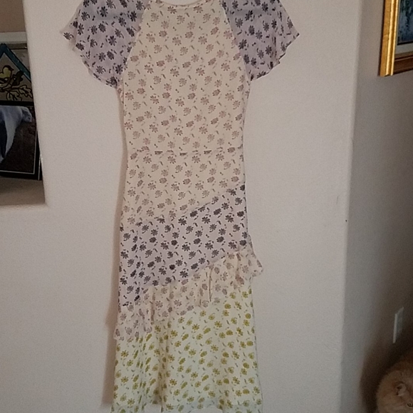 JOIE FLORAL ORITA B SILK DRESS - Picture 9 of 10